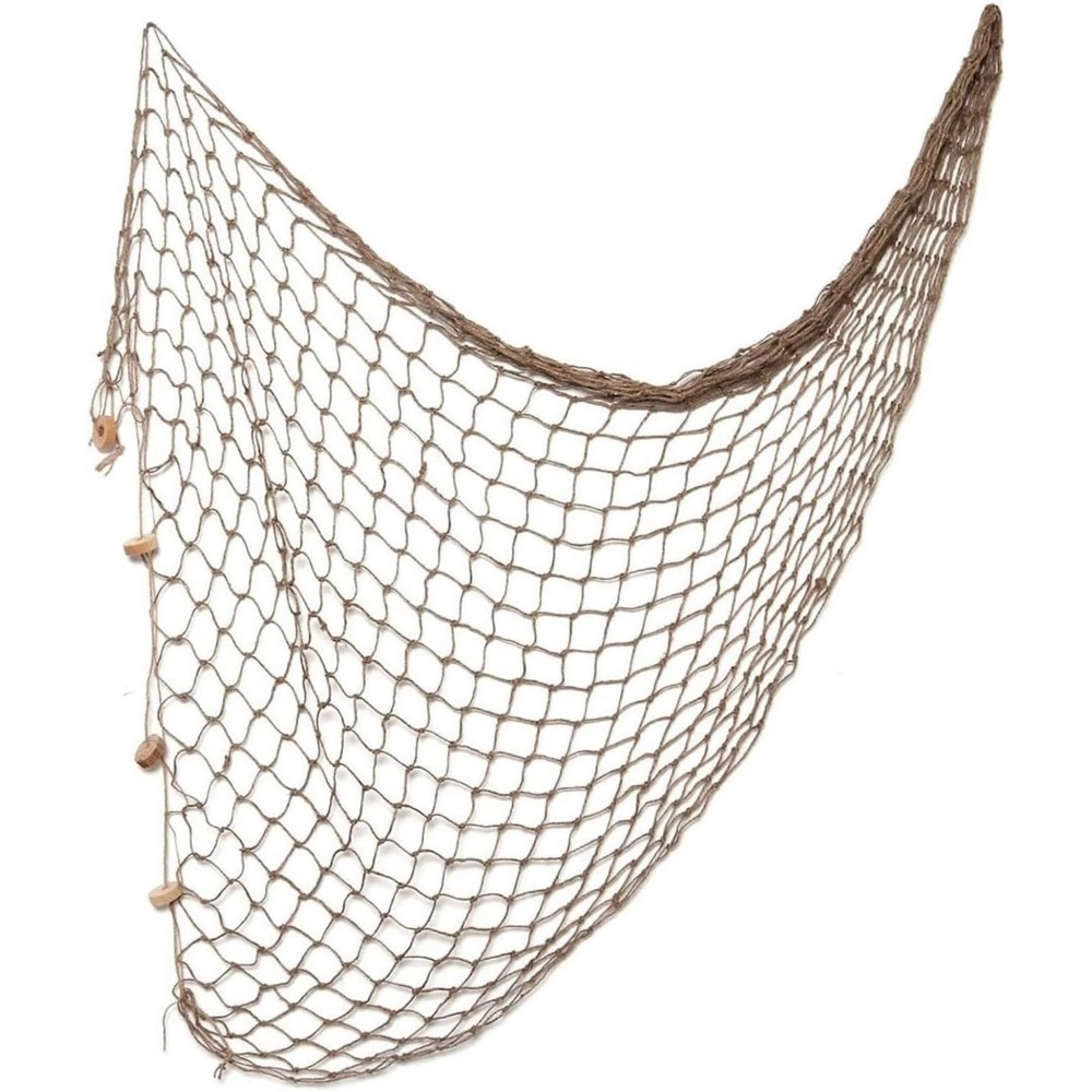 Home Textiles Fabric - Decorative Fishing Net Decor Natural Fish