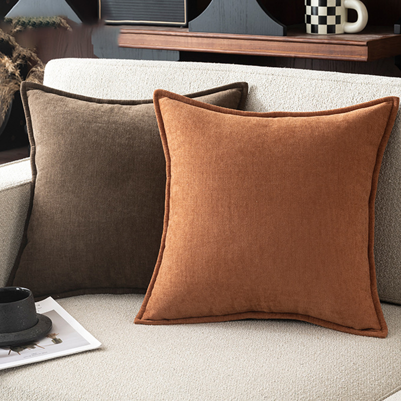 Retro Soft Chenille Throw Pill - Pillow Cover 20X20 reseña y precio