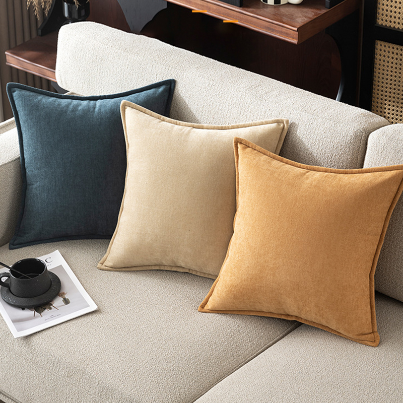 Retro Soft Chenille Throw Pill - Pillow Cover 20X20 reseña y precio