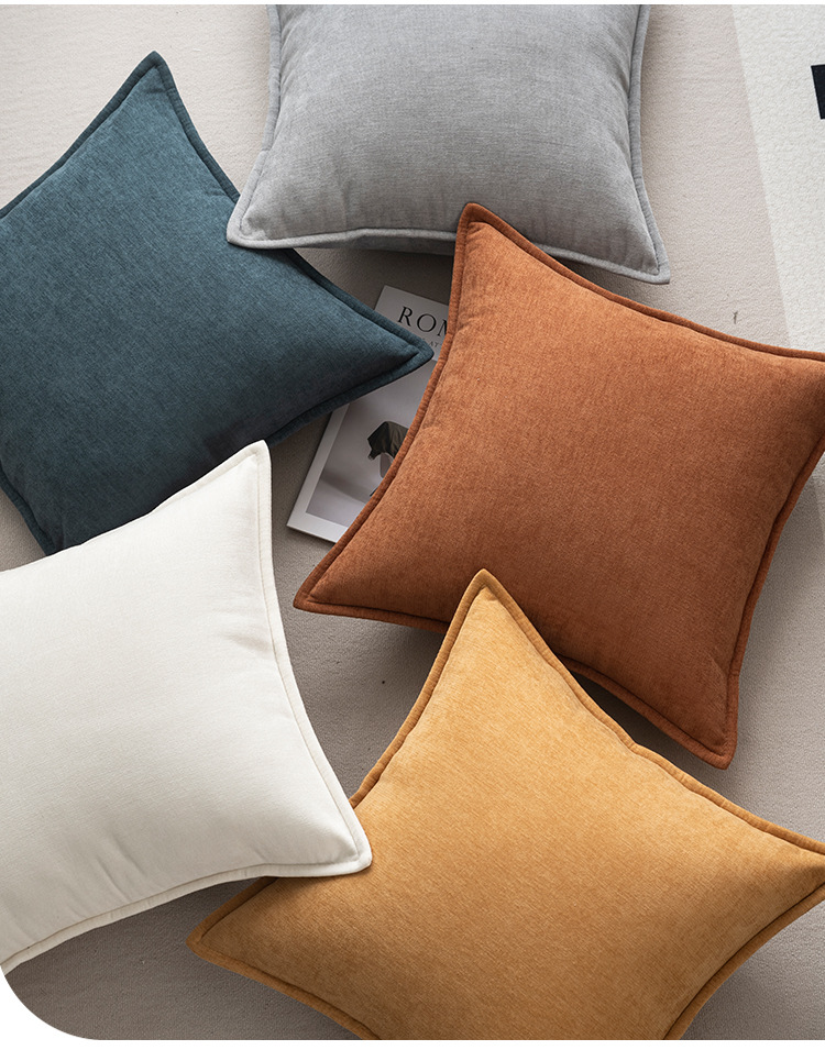 Retro Soft Chenille Throw Pill - Pillow Cover 20X20 reseña y precio