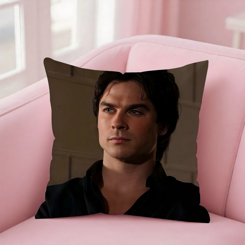 Damon Salvatore The Vampire Di - Pillow Cover 20X20 reseña y precio