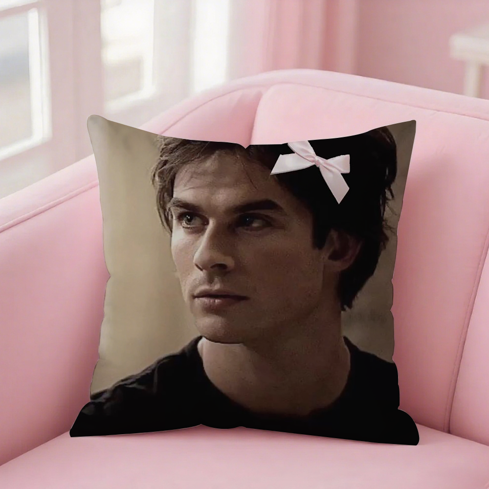Damon Salvatore The Vampire Di - Pillow Cover 20X20 reseña y precio