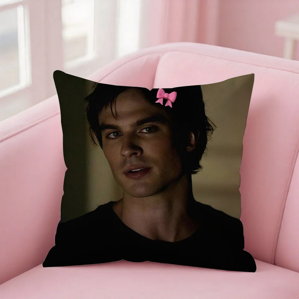 Damon Salvatore The Vampire Di - Pillow Cover 20X20 reseña y precio