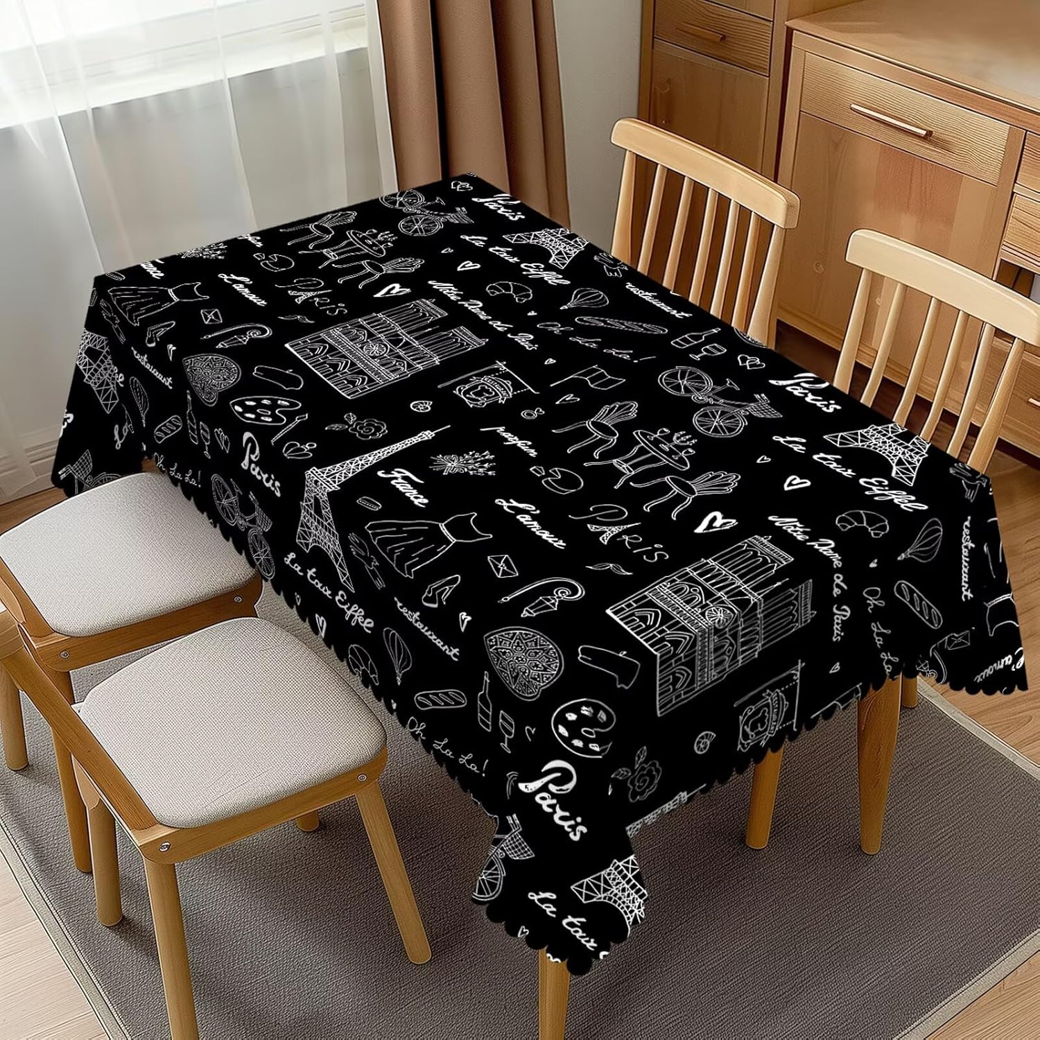 Eiffel Tower Tablecloth France - Home Textiles Paris reseña y precio
