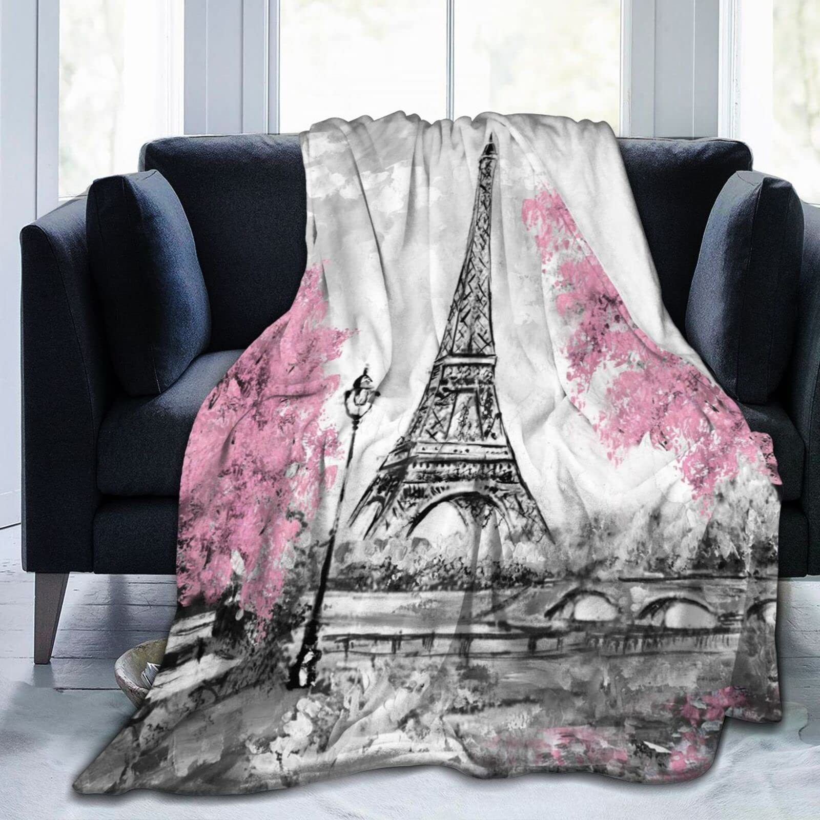 Eiffel Tower in Paris Printed  - Home Textiles Paris reseña y precio