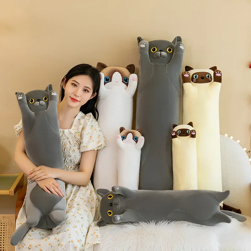 50~110cm Squishy Cat Long Doll - Bolster Pillow Long reseña y precio