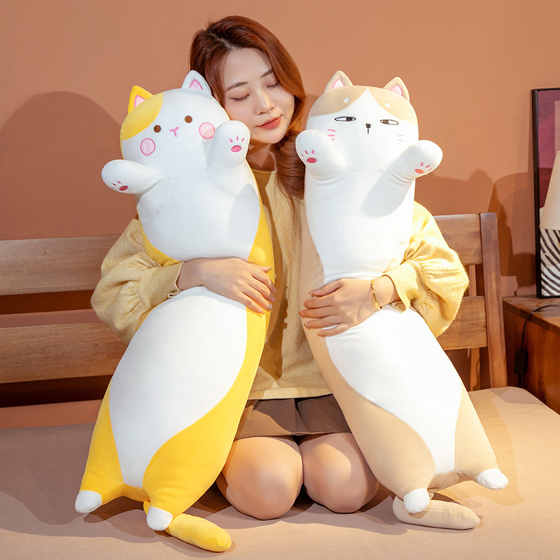 50-130cm Kawaii Soft Long Cat  - Bolster Pillow Long reseña y precio