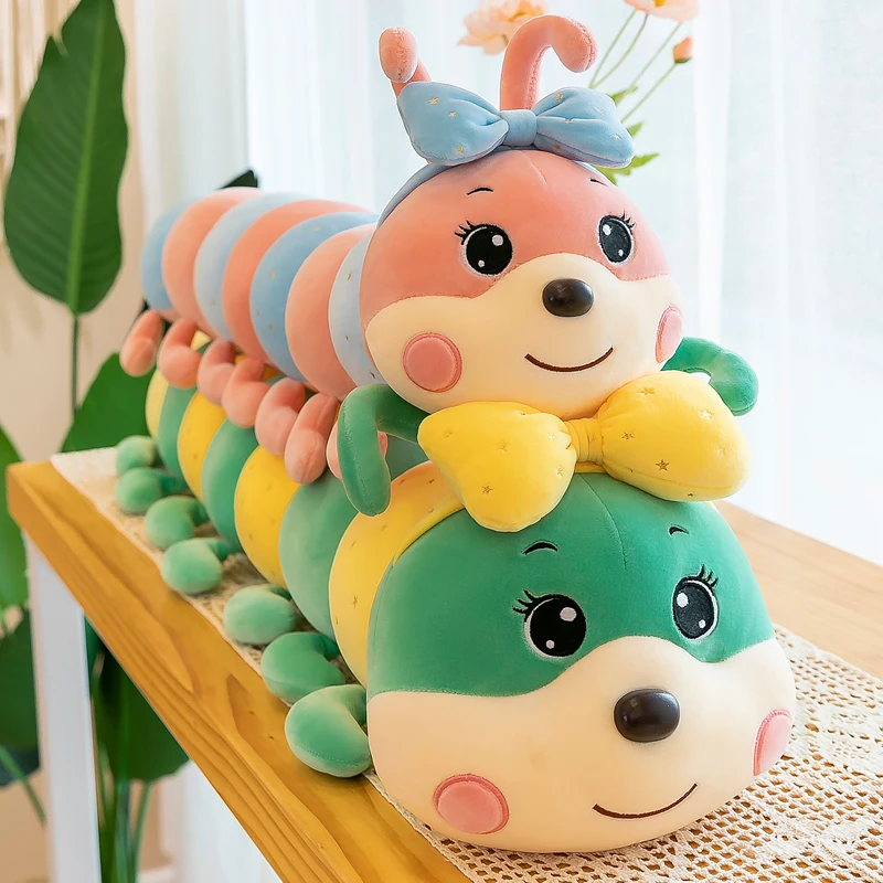 120cm Cute Bow Caterpillar Thr - Bolster Pillow Long reseña y precio