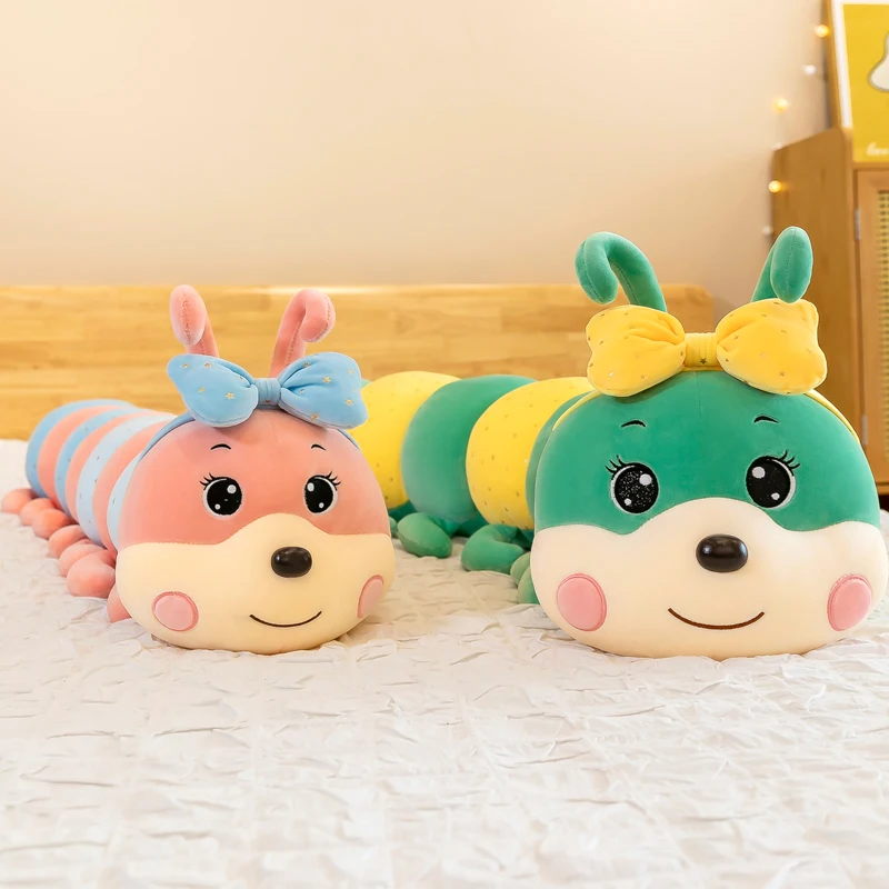 120cm Cute Bow Caterpillar Thr - Bolster Pillow Long reseña y precio
