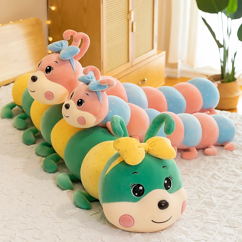 120cm Cute Bow Caterpillar Thr - Bolster Pillow Long reseña y precio