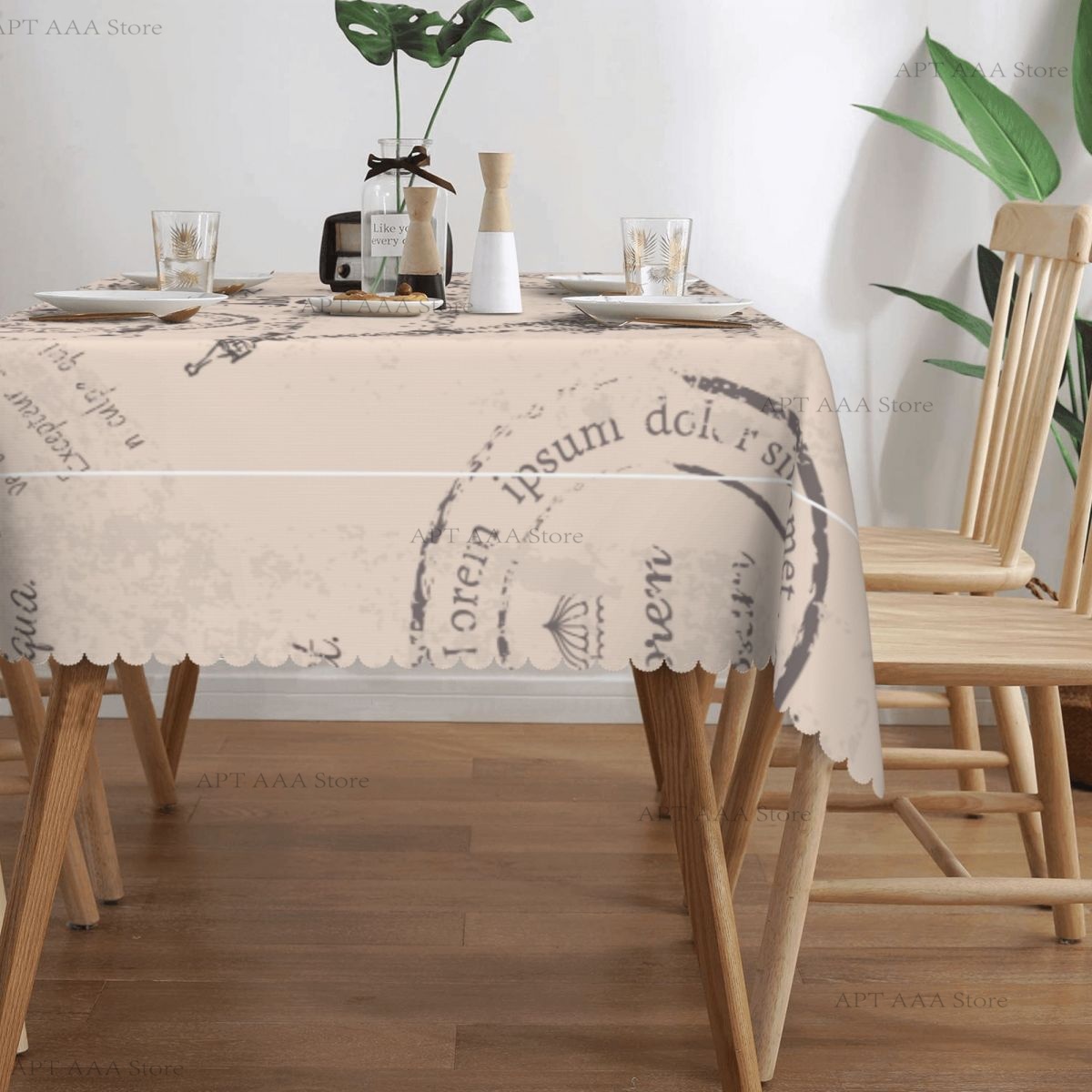 Vintage Eiffel Tower Lettering - Home Textiles Paris reseña y precio