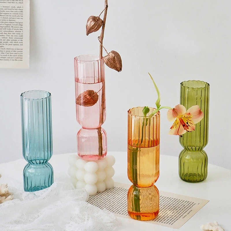 Nordic Glass Vase Small Glass  - Xt Home Textiles reseña y precio