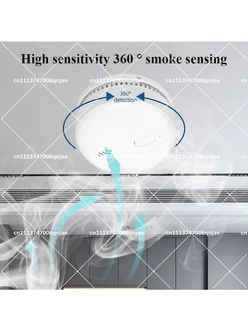 Wireless Photoelectric Smoke D - Home Textiles Fabric reseña y precio