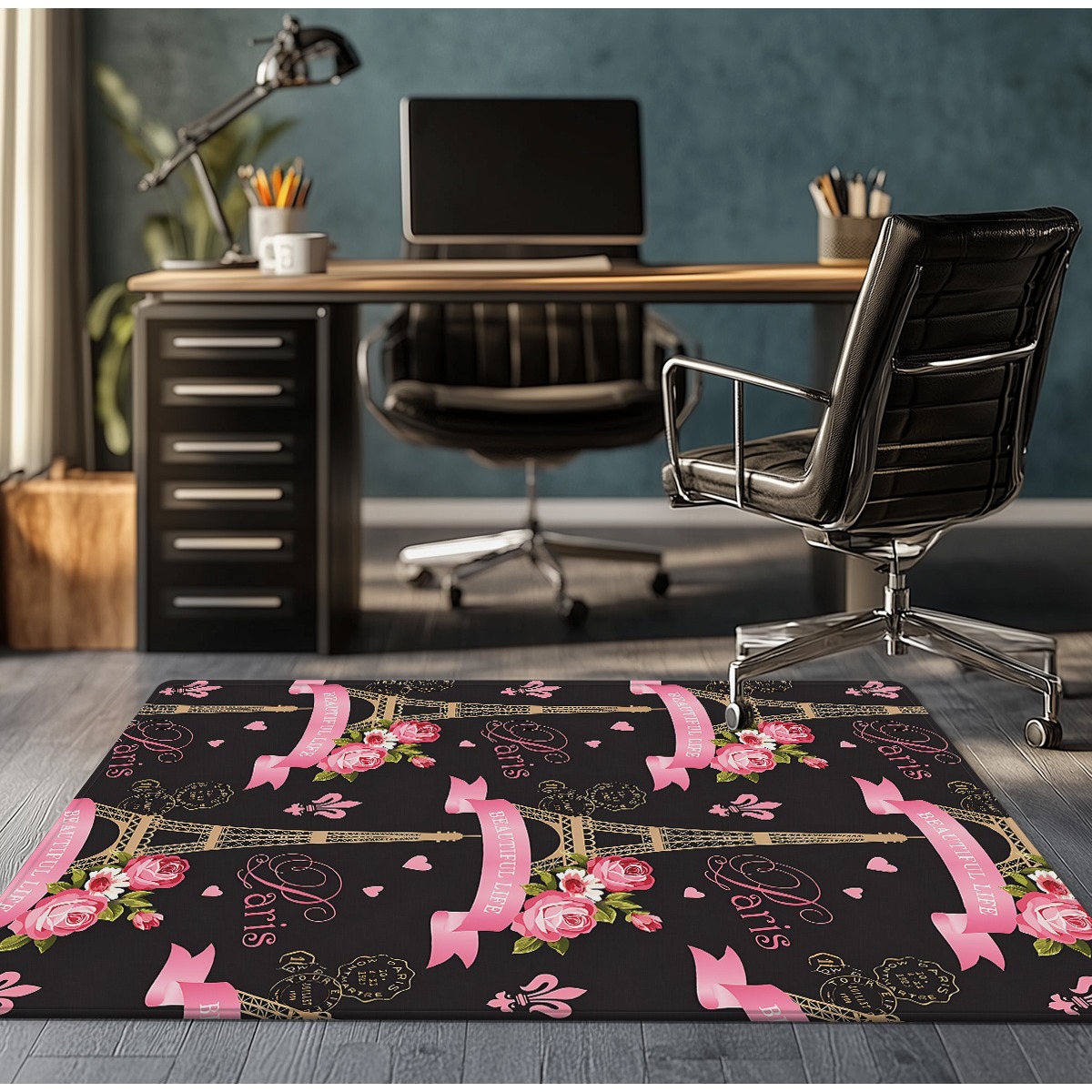 Paris Eiffel Tower Rose Pink C - Home Textiles Paris reseña y precio