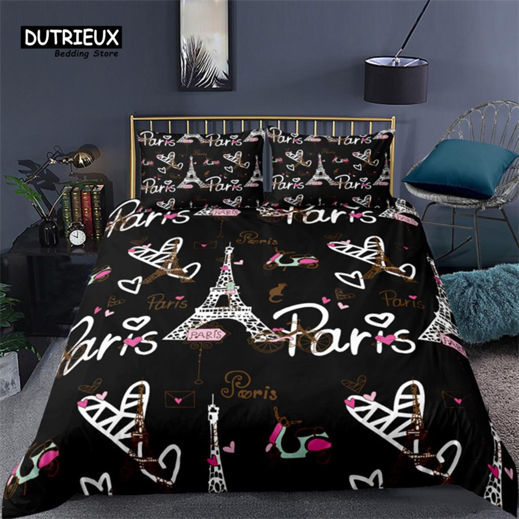 2/3PCS Soft Paris Eiffel Tower - Home Textiles Paris reseña y precio