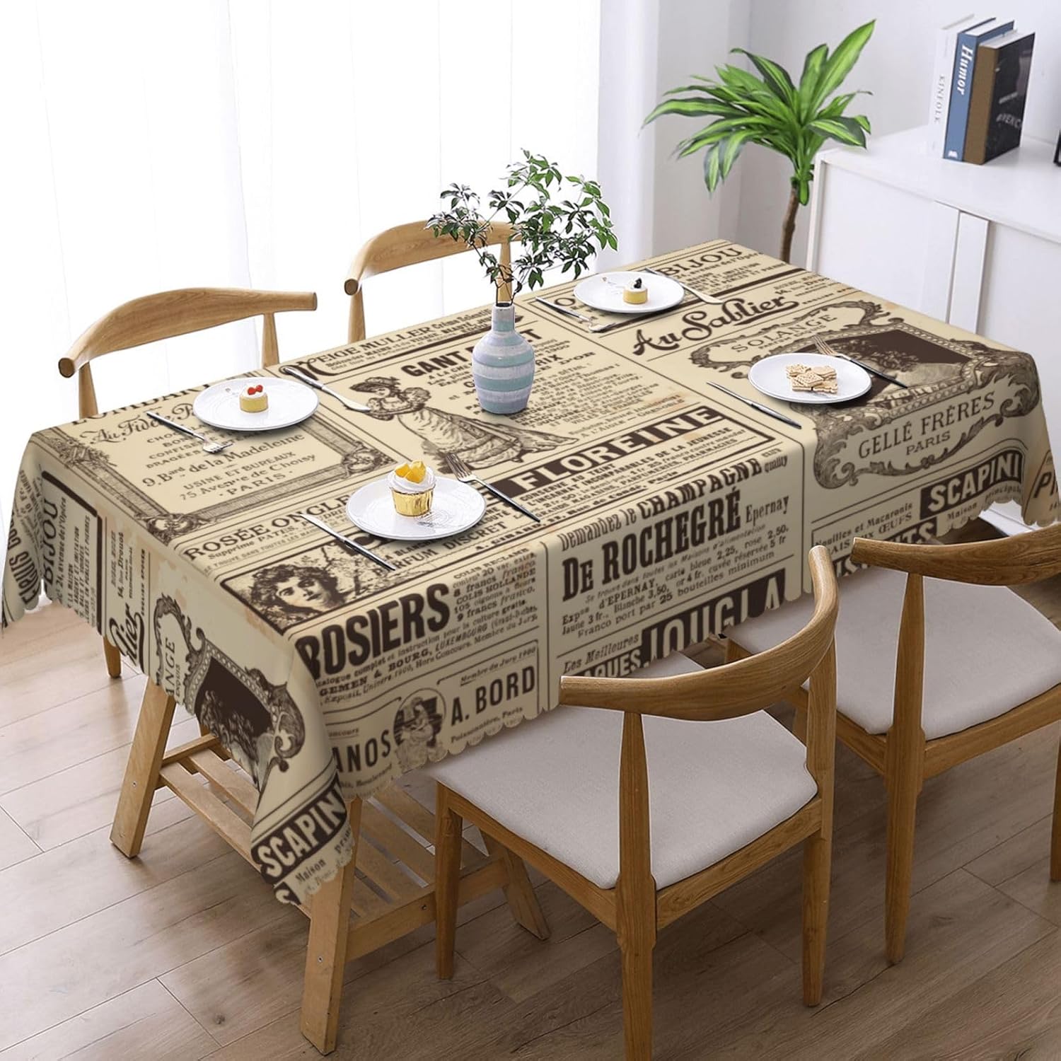 Vintage Paris France Newspaper - Home Textiles Paris reseña y precio