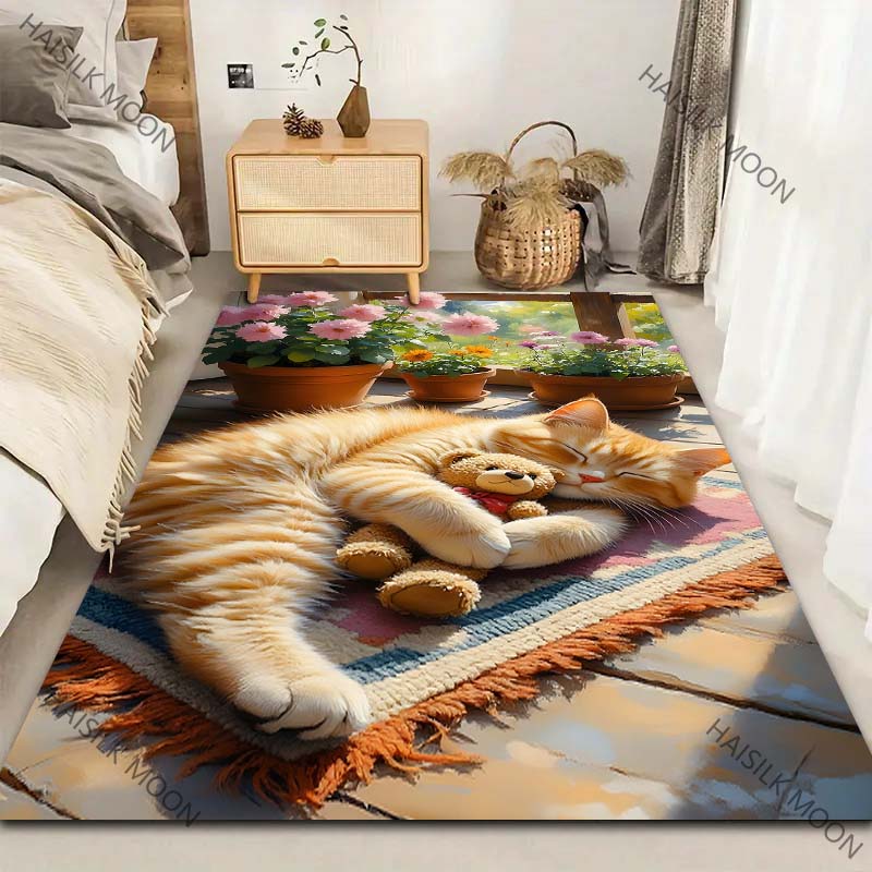 Orange Cat in The Afternoon Pa - Home Textiles Luxury reseña y precio
