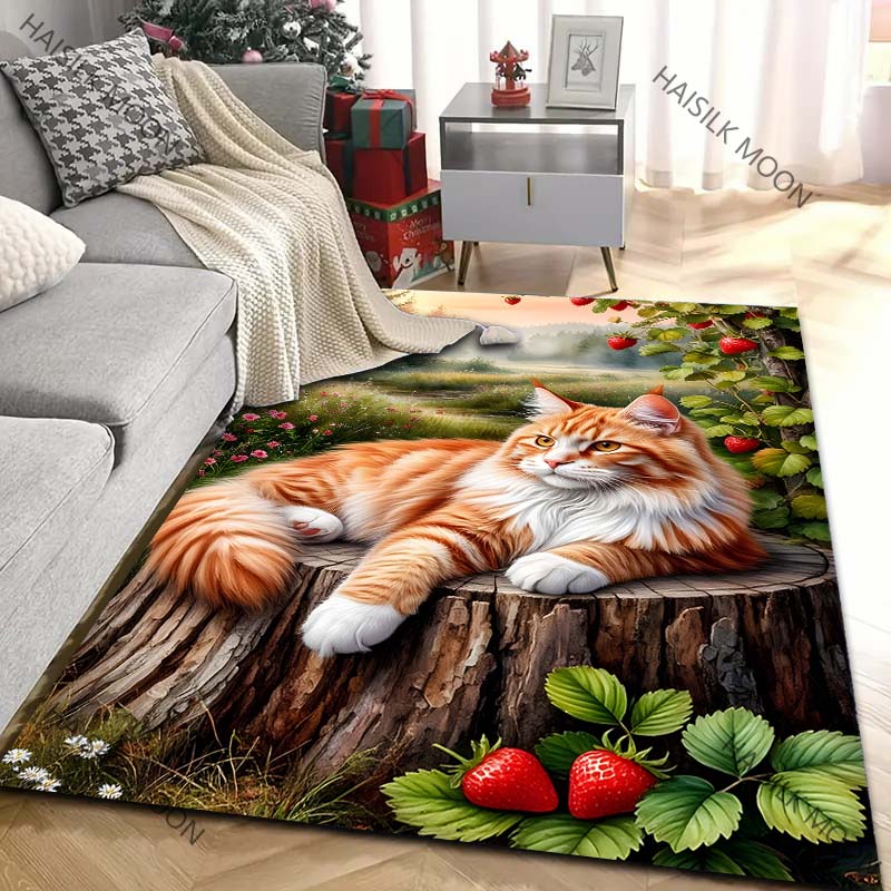 Orange Cat in The Afternoon Pa - Home Textiles Luxury reseña y precio