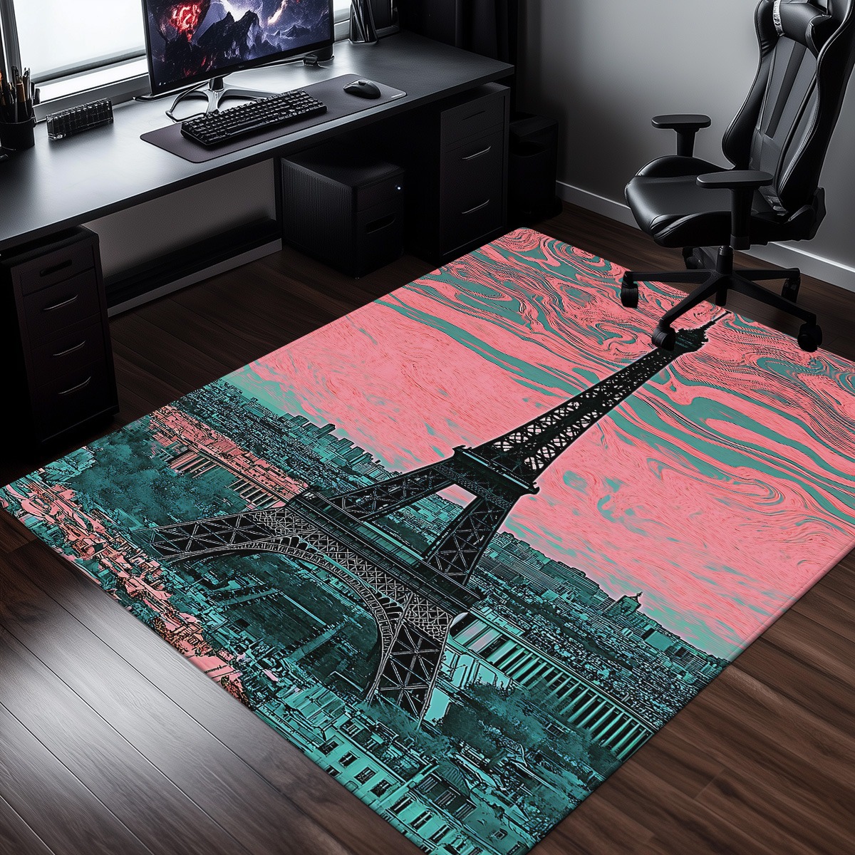 Crystal Velvet Rug Eiffel Towe - Home Textiles Paris reseña y precio