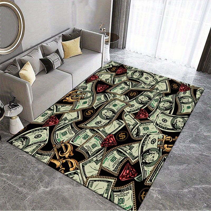 Luxurious Dollar Bill Design A - Home Textiles Luxury reseña y precio