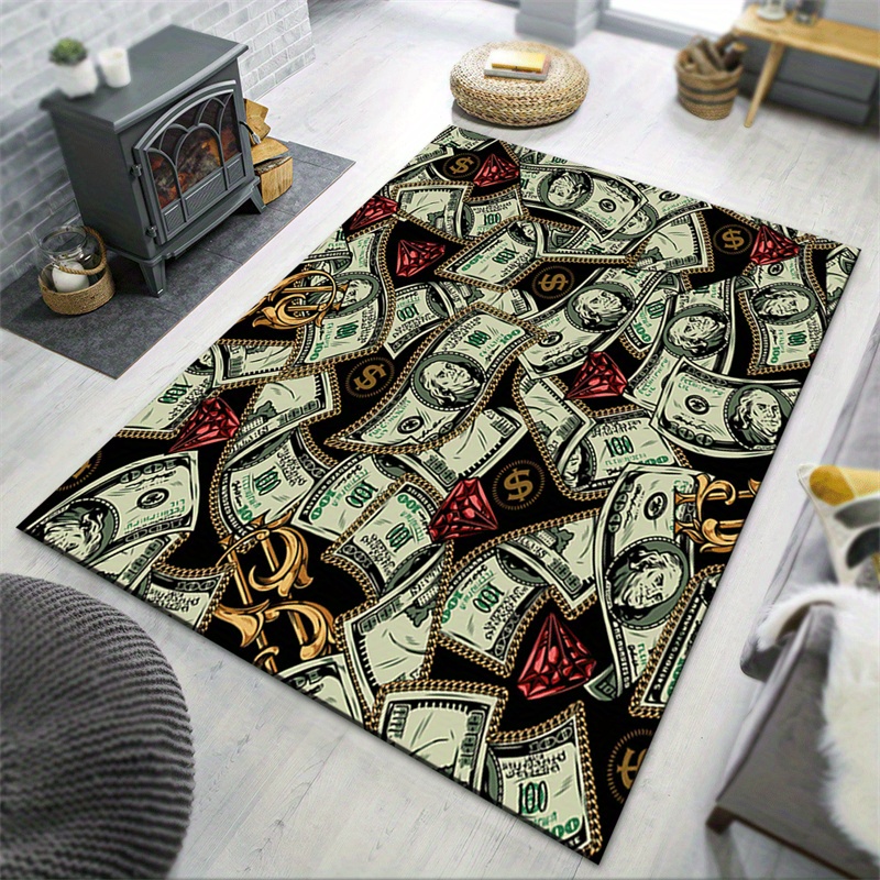 Luxurious Dollar Bill Design A - Home Textiles Luxury reseña y precio