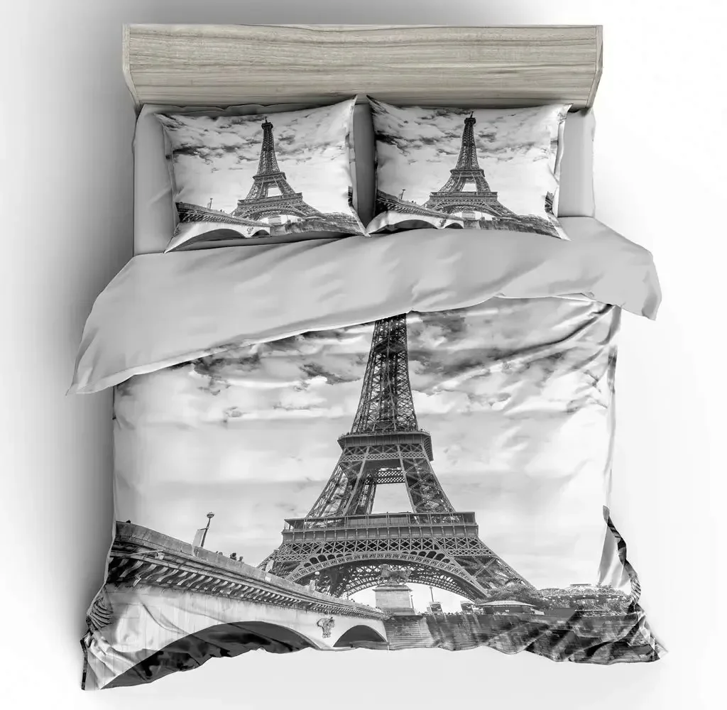 Eiffel Tower Paris Theme Comfo - Home Textiles Paris reseña y precio