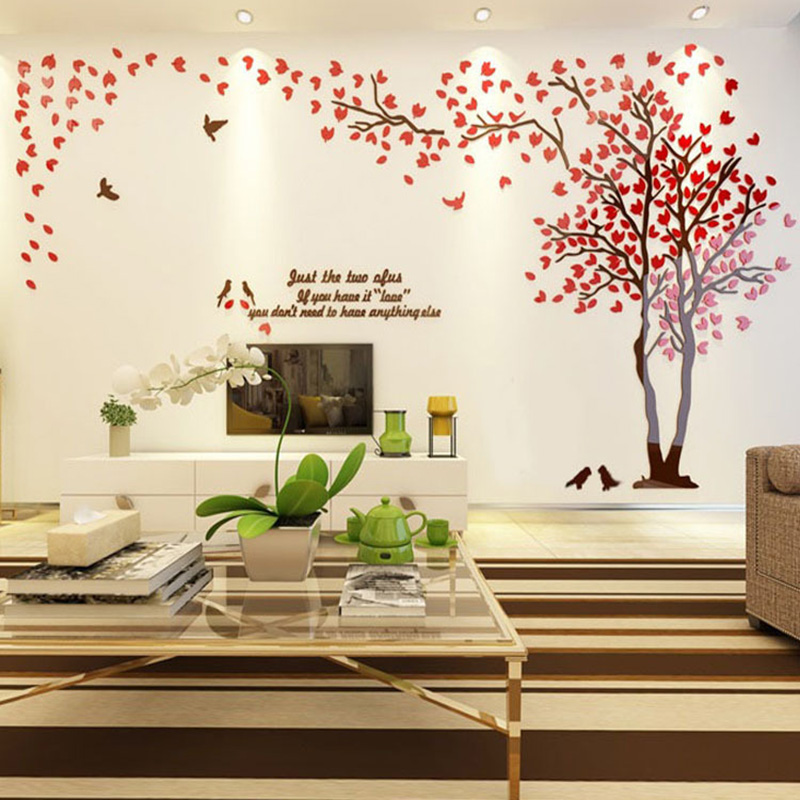 Big size Lovers Tree Acrylic W - Xt Home Textiles reseña y precio