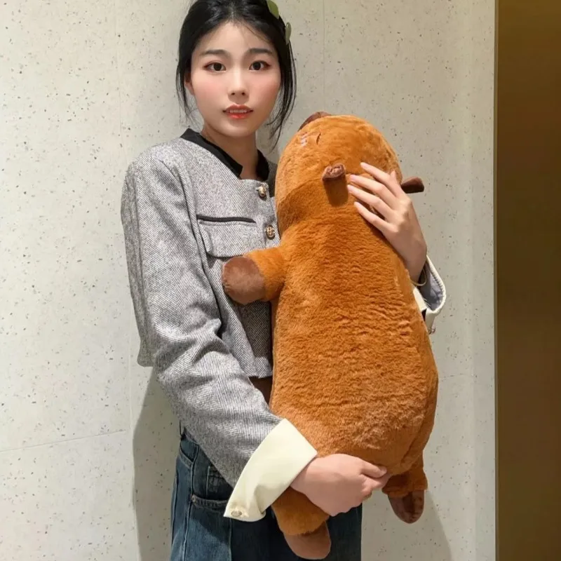 45/65cm Cute Stuffed Capybara  - Bolster Pillow Long reseña y precio