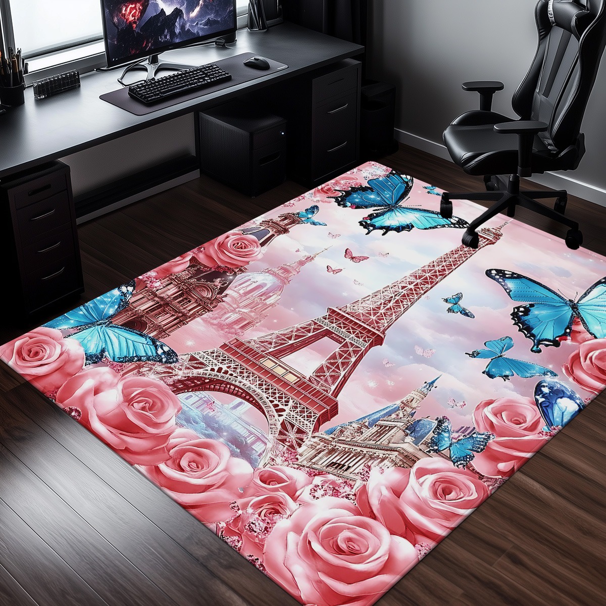 Romantic Paris Eiffel Tower Ro - Home Textiles Paris reseña y precio