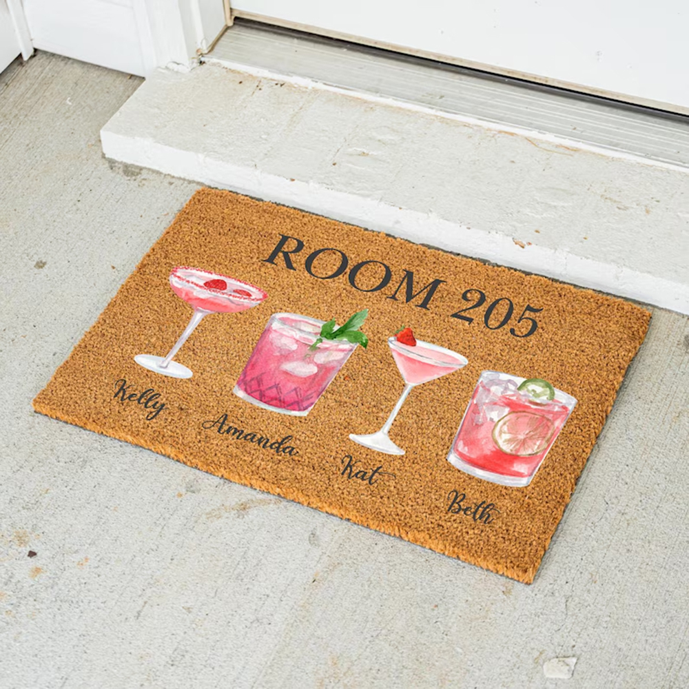 Customized Coir Look Doormat C - Home Textiles Company reseña y precio