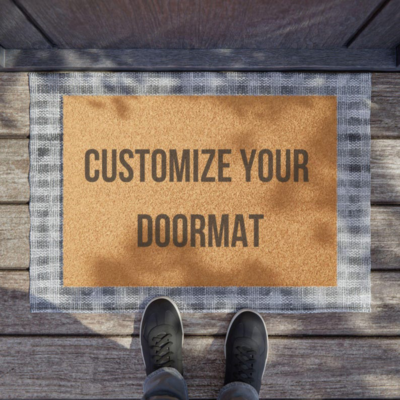 Customized Coir Look Doormat C - Home Textiles Company reseña y precio