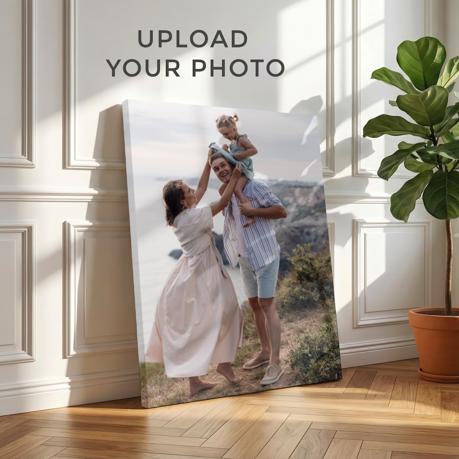 Personalized Photo Canvas, Cus - Home Textiles Fabric reseña y precio