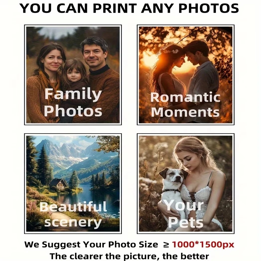 Personalized Photo Canvas, Cus - Home Textiles Fabric reseña y precio