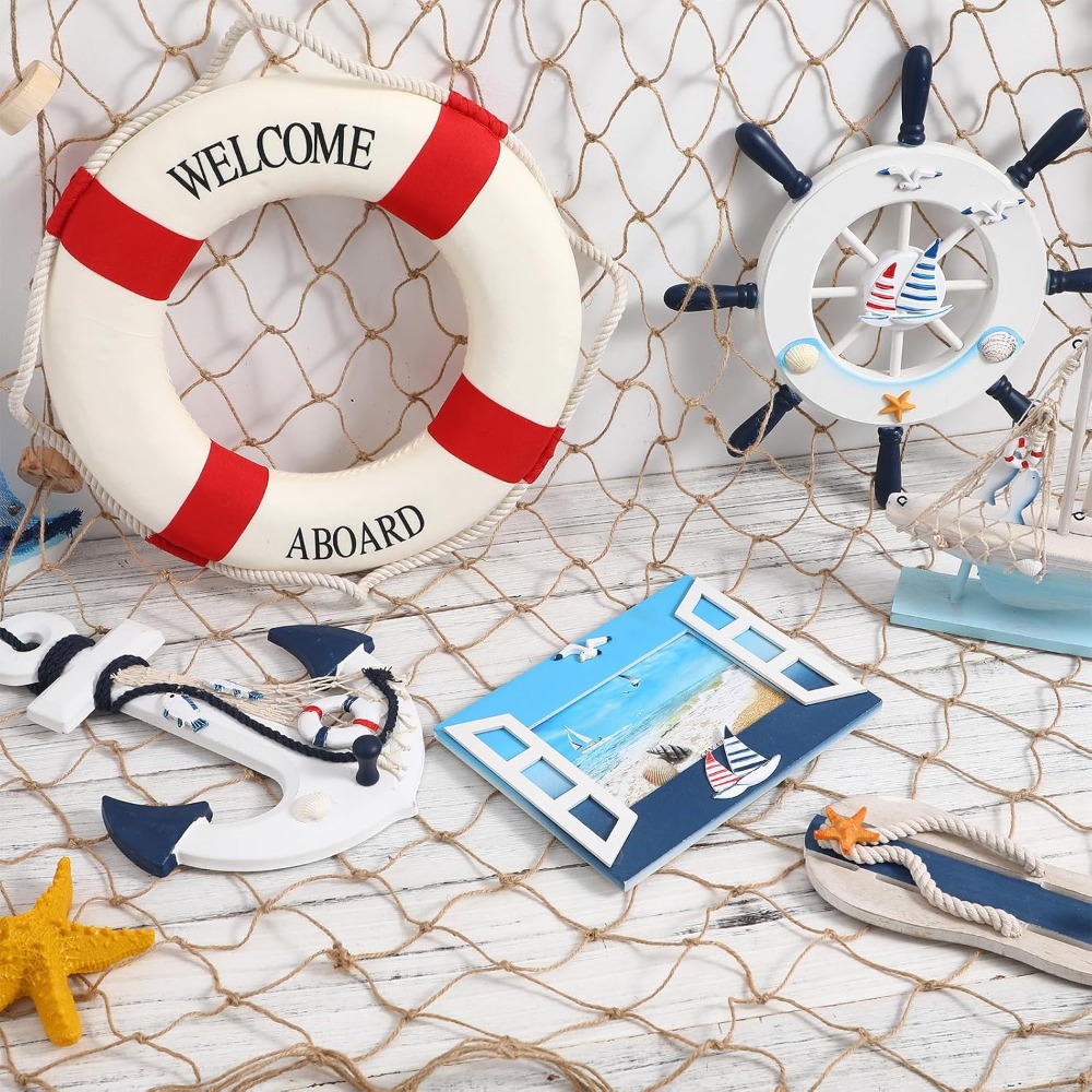 Decorative Fishing Net Decor N - Home Textiles Fabric reseña y precio