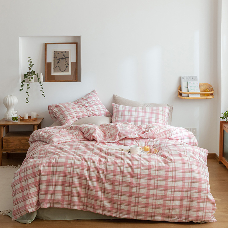 Japanese Pure Cotton Checkered - Home Textiles Luxury reseña y precio