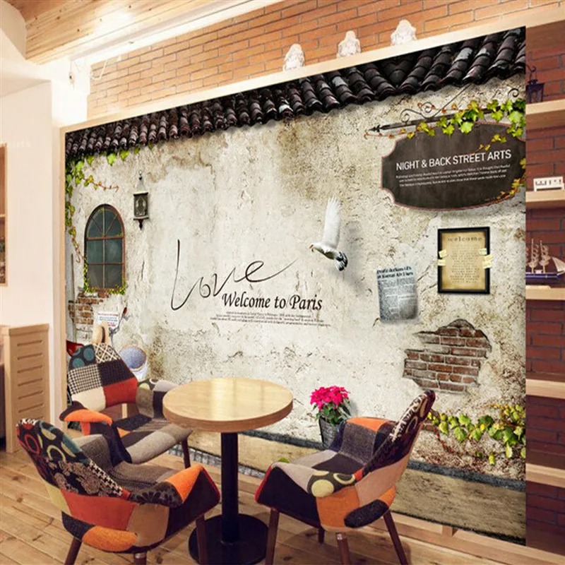 Papel De Parede 3D Custom Wall - Home Textiles Paris reseña y precio