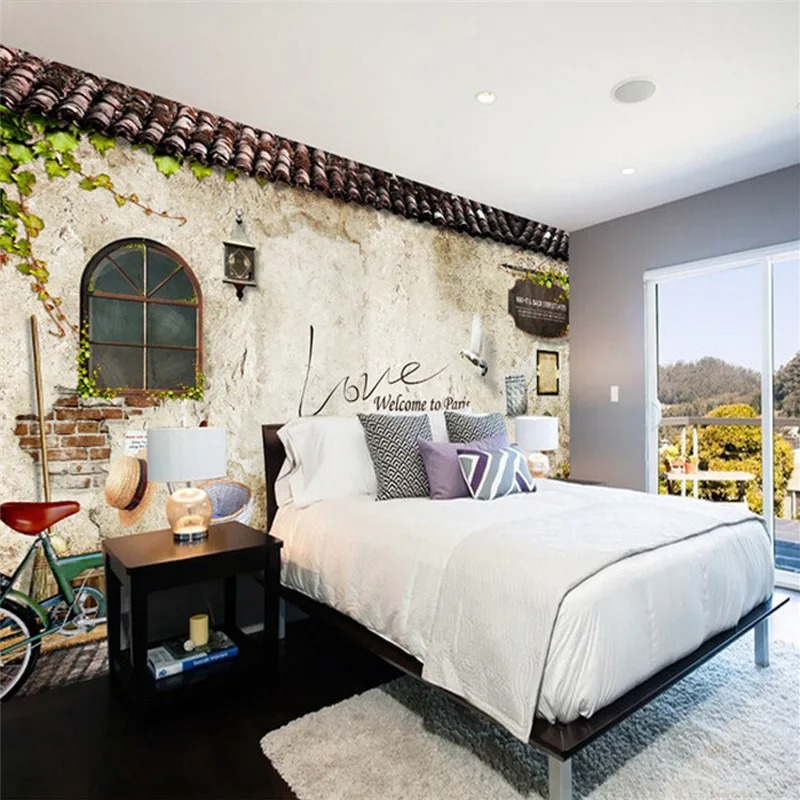 Papel De Parede 3D Custom Wall - Home Textiles Paris reseña y precio