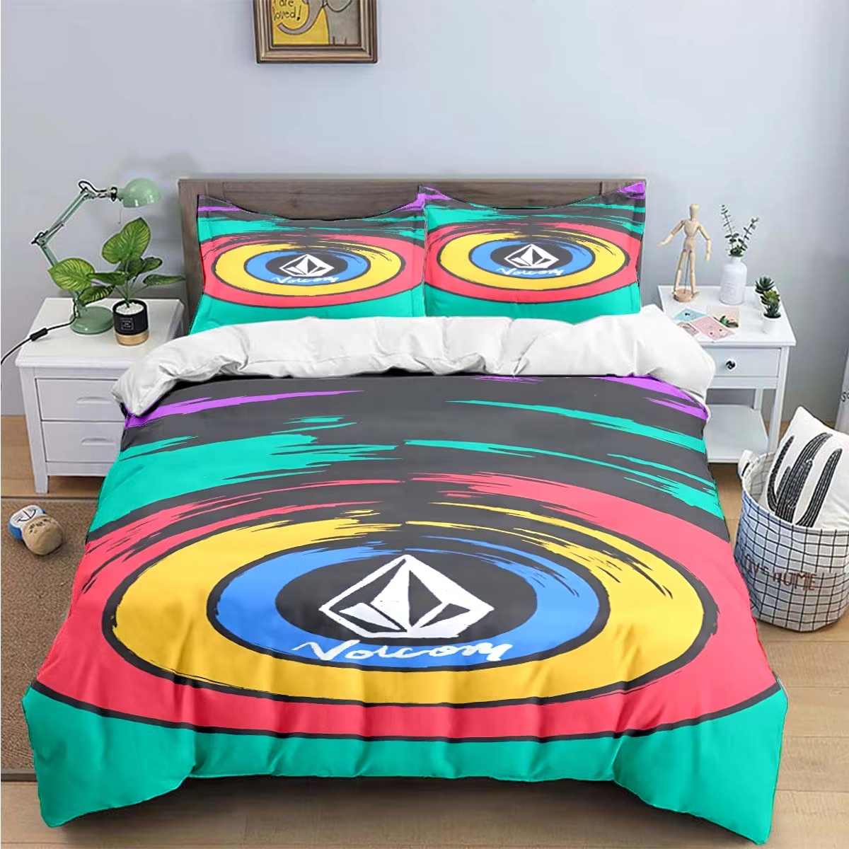 New V-VOLCOM 3d Print Bedding  - Home Textiles Luxury reseña y precio