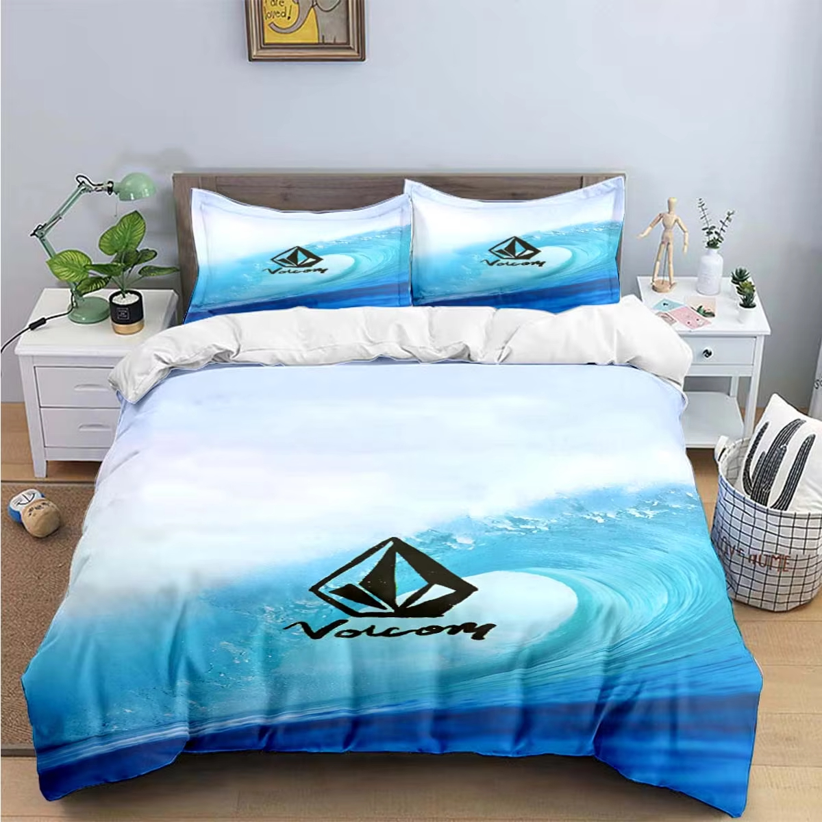 New V-VOLCOM 3d Print Bedding  - Home Textiles Luxury reseña y precio