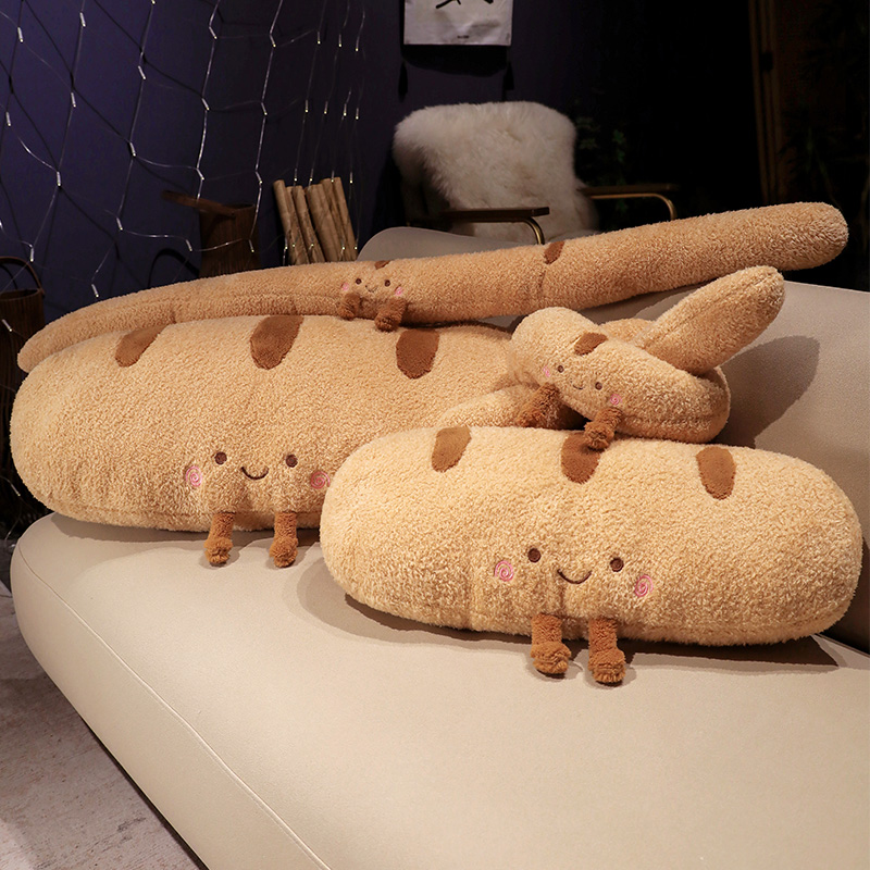 Soft Long Baguett Throw Pillow - Bolster Pillow Long reseña y precio