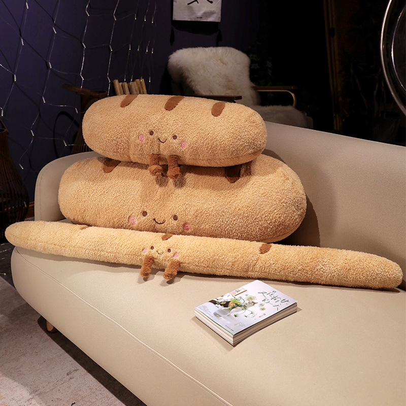 Soft Long Baguett Throw Pillow - Bolster Pillow Long reseña y precio