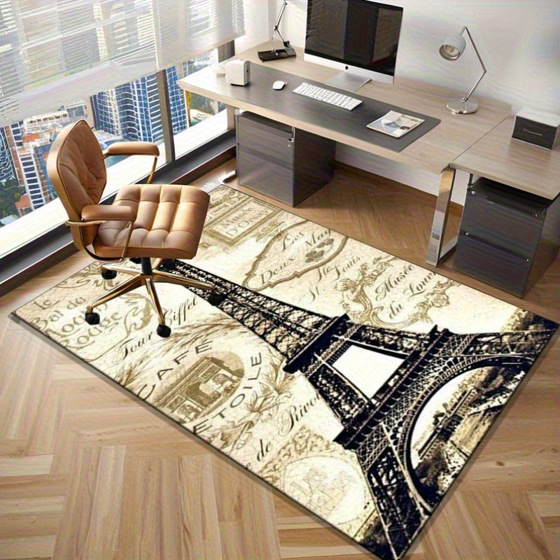 Eiffel Tower Paris Themed Rug  - Home Textiles Paris reseña y precio