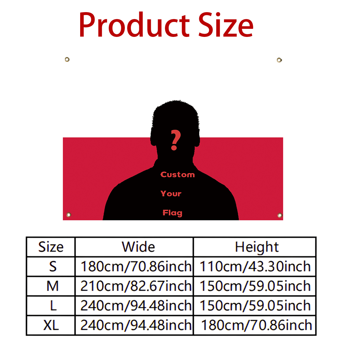 1Pc Custom Photo Polyster Flag - Home Textiles Fabric reseña y precio