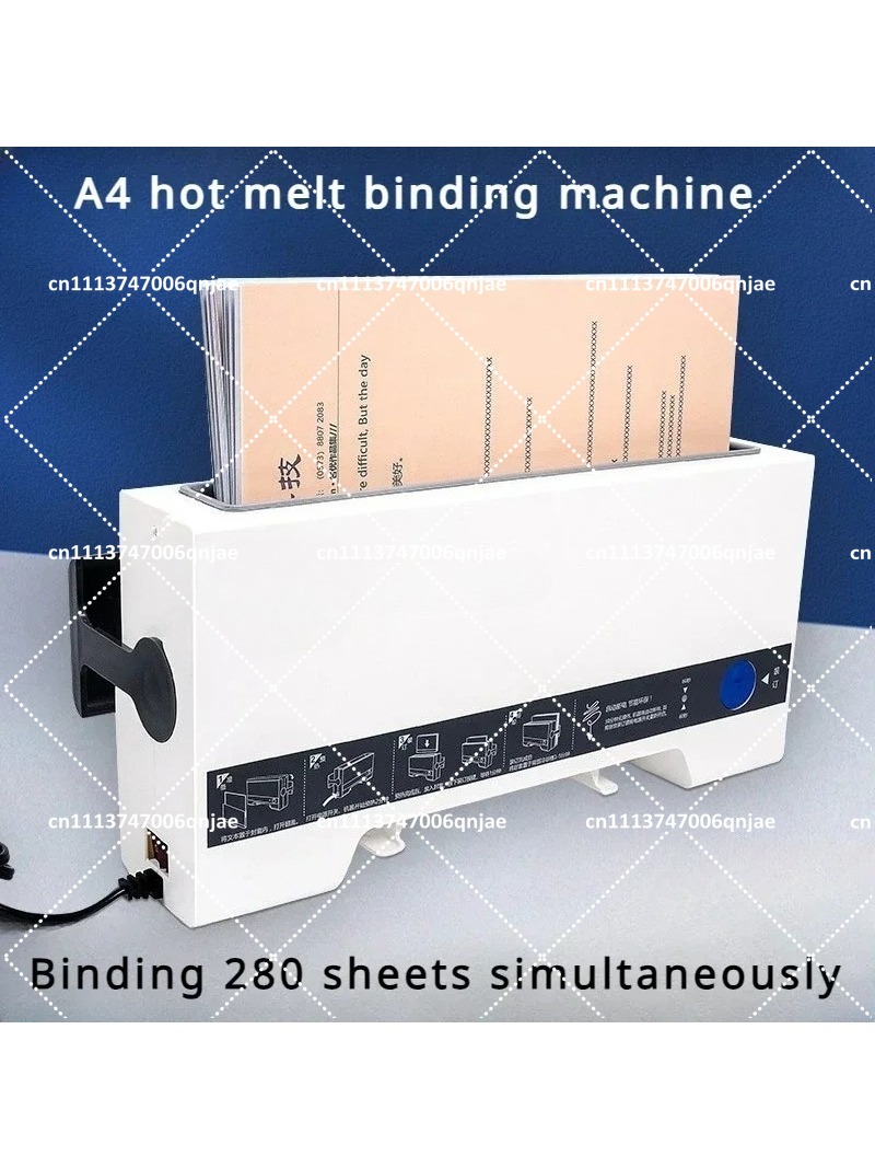 A4 110V Hot Melt Binding Machi - Home Textiles Fabric reseña y precio