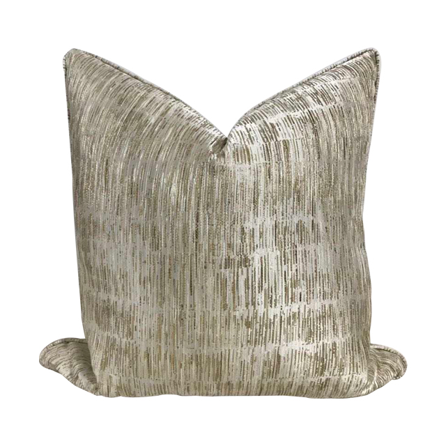 Black and Gold Geometric Throw - Pillow Cover 20X20 reseña y precio