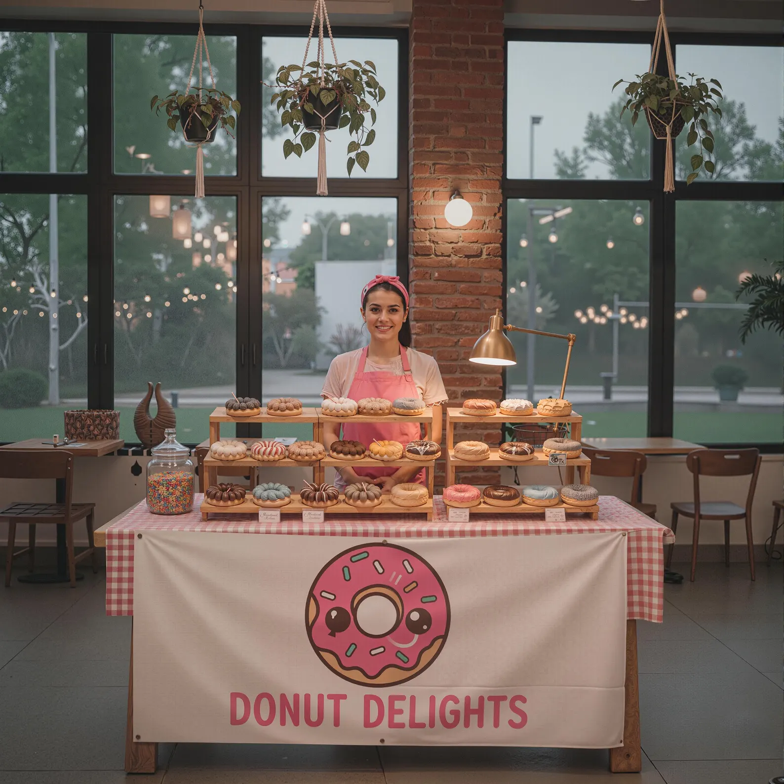 Custom Logo Canvas Table Runne - Home Textiles Market reseña y precio
