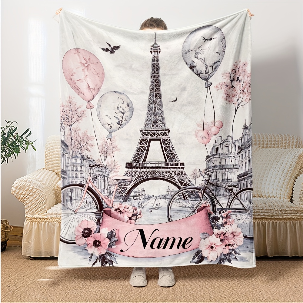 Personalized Paris Blanket Nam - Home Textiles Paris reseña y precio