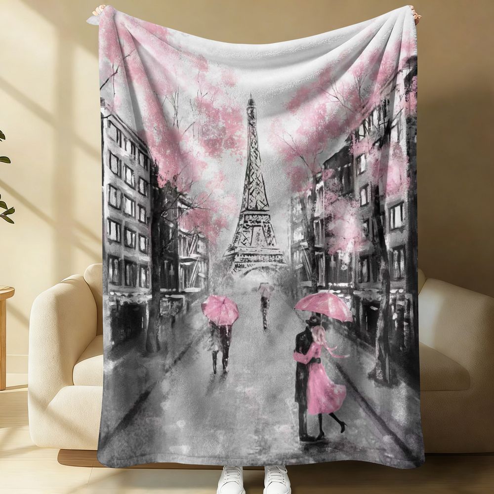Paris Rainy Day Romantic Flann - Home Textiles Paris reseña y precio