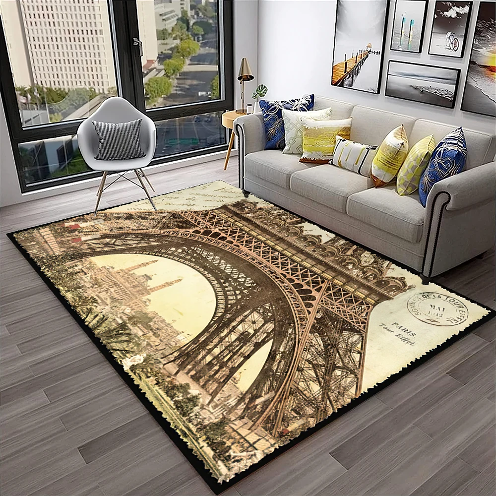 France Paris Eiffel Tower Retr - Home Textiles Paris reseña y precio