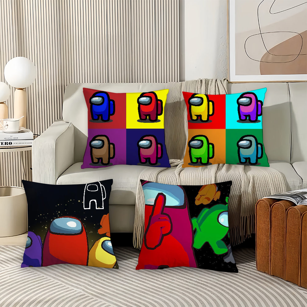Party video games A-Among U-Us - Pillow Cover 20X20 reseña y precio